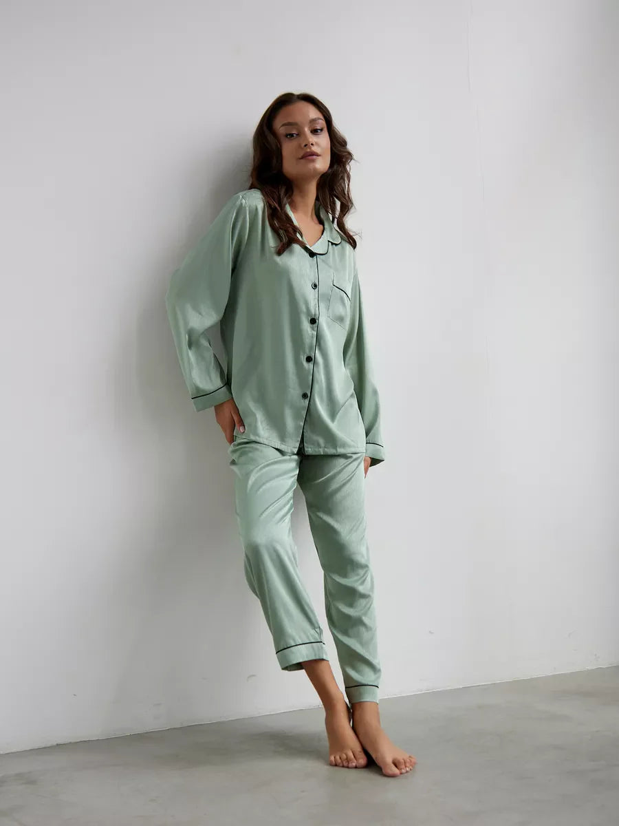 Soraya | Satin Pajama Set