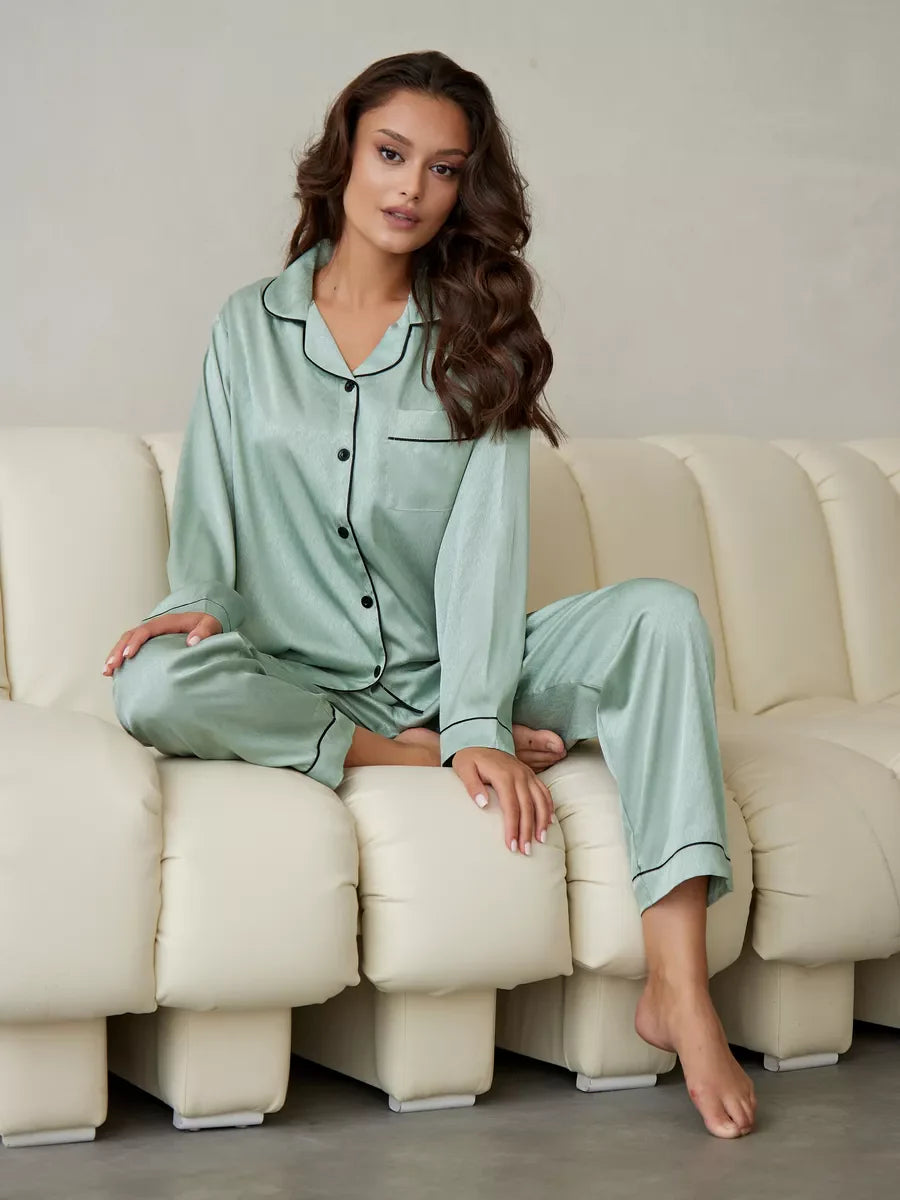 Soraya | Satin Pajama Set